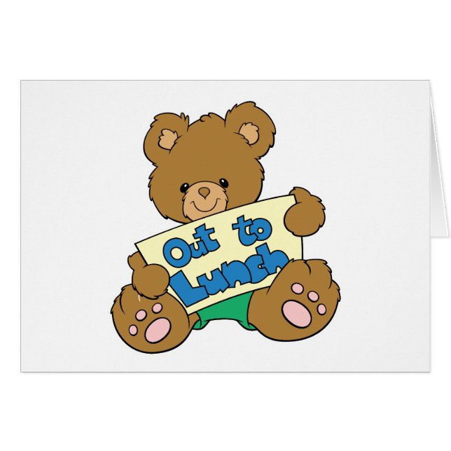 Déjeuner Teddy Bear (Devant horizontal)