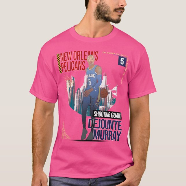 Dejounte Murray Basketball Kunst, Dichtung und Mus T-Shirt (Vorderseite)