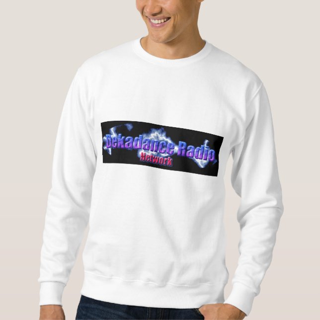 Dekadance-Radio Netz - das Sweatshirt der Männer (Vorderseite)