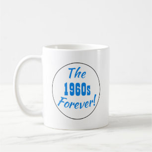 Dekade der 1960er Jahre für ewiges Retro Kaffeetasse