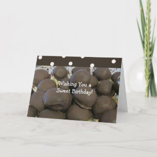 Dekadente Schokoladen-Geburtstag Karte