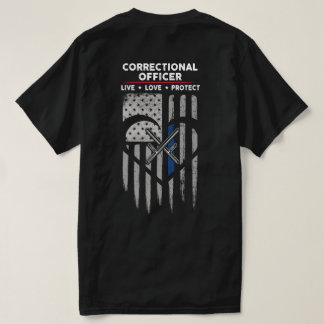 Dekal des Anweisungsbefugten der US-Flagge T-Shirt