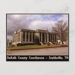 DeKalb Landkreis Courthouse - Smithville, TN Postkarte