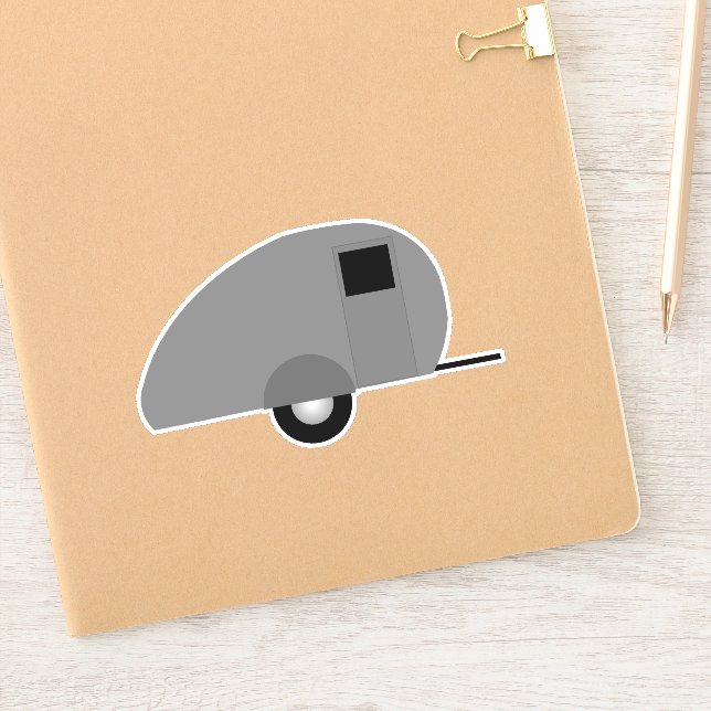 DEKALISIERUNG DES STYLE CAMPER TRAILER-STICKERS di Aufkleber (Notizbuch)