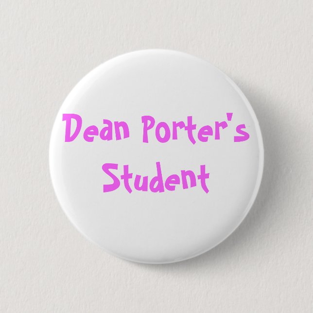 Dekan Porters Student Button (Vorderseite)