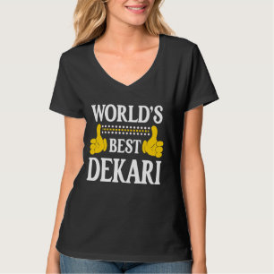 Dekari Persönlicher Name Funny Vorname Weltbeste V T-Shirt
