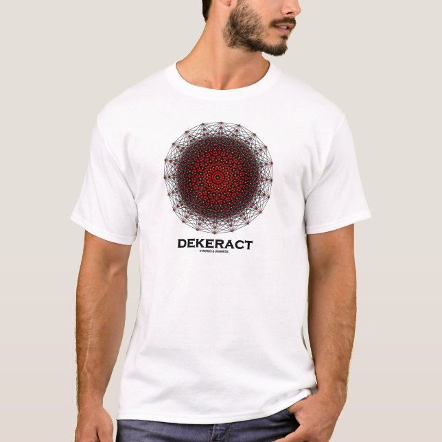 Dekerat (10-Dimensional Hypercube) T-Shirt (Vorderseite)
