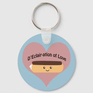 D'eklair of Liebe Schlüsselanhänger