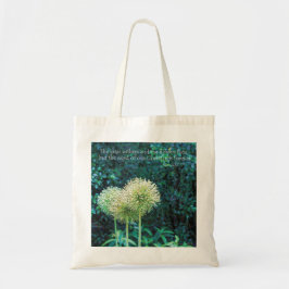 Deklarationen Bilder Allium Blume zu Tasche