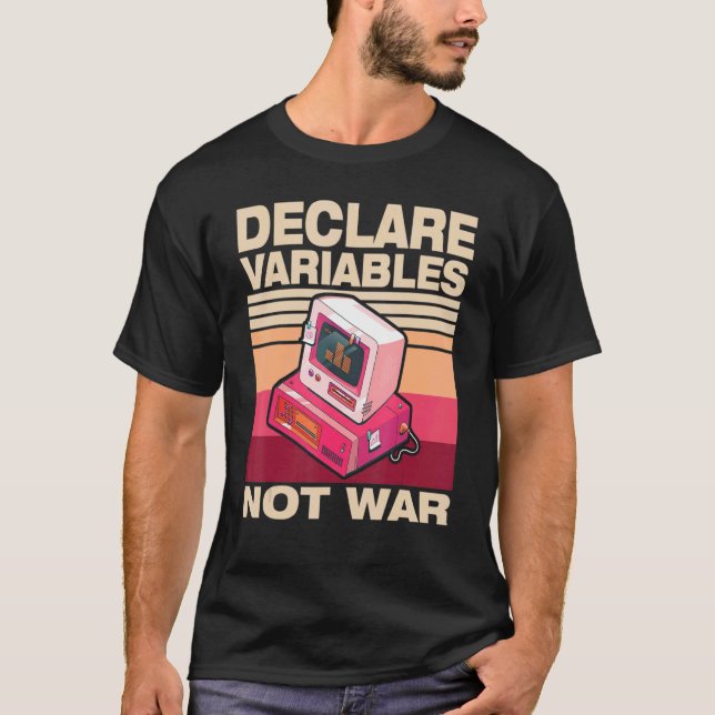 Deklariert Variablen, die nicht von der Kriegsunte T-Shirt (Vorderseite)
