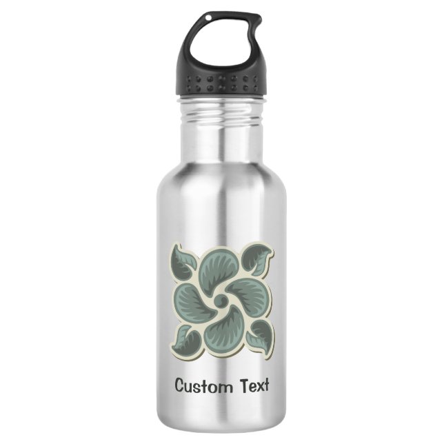 DEKO 2 EDELSTAHLFLASCHE (Vorderseite)