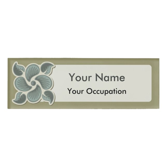 DEKO 2 NAMENSCHILD (Vorderseite)