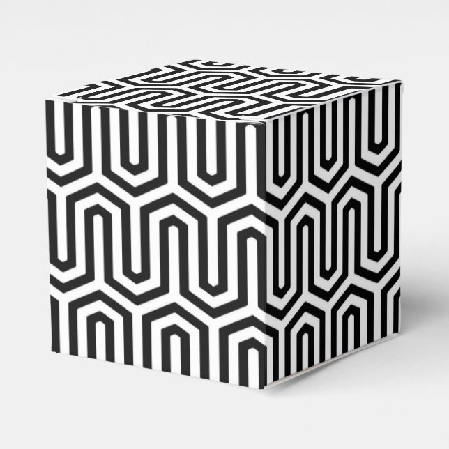 Deko ägyptischer Motiv - schwarz-weiß Geschenkschachtel (Vorderseite)