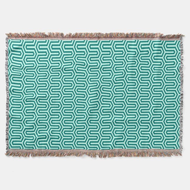Deko ägyptisches Motiv - Türkis und Aqua Decke (Vorderseite)
