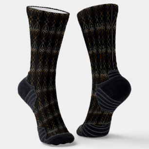 Deko aus Schwarz und Gold Socken