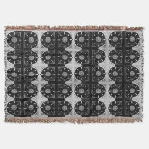 Deko B&W Rounded Pattern Decke