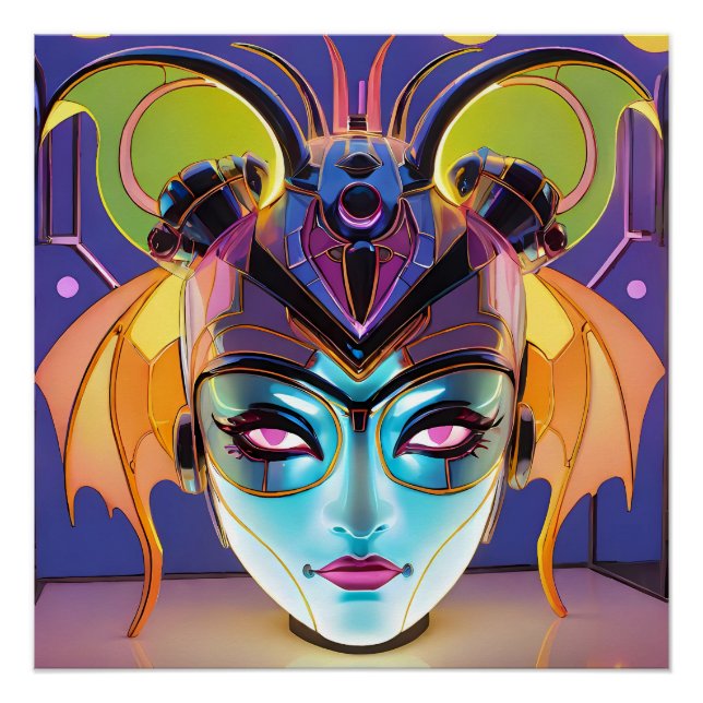 Deko Bat Lady Lantern (Vorderseite)