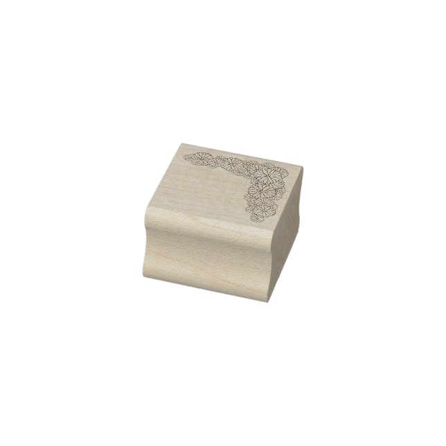 Deko-Blume Gummistempel (Stempel)