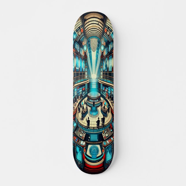 "Deko Broadcast Hub Deck" Skateboard (Vorne)