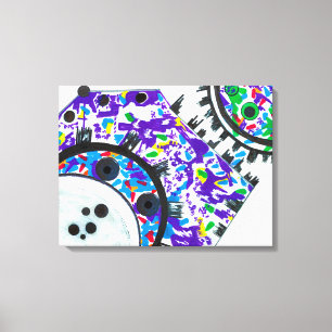 Deko Cogs Canvas Print