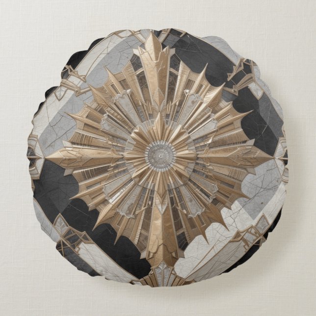 Deko Elegance Rundes Kissen (Vorderseite)