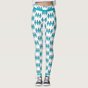 Deko-Element in aquamarinen grünen Leggings