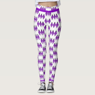 Deko-Element in lila Leggings