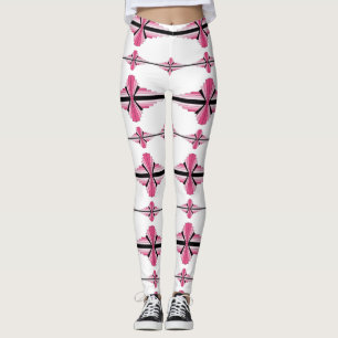 Deko-Elemente in pastellfarbenen Leggings der Rose
