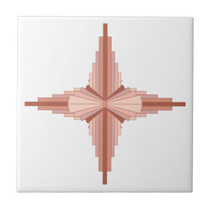 Deko-Elemente in Rose Fliese