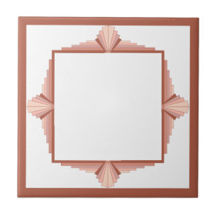 Deko-Elemente in Rose Fliese