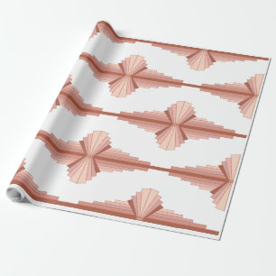 Deko-Elemente in Rose Geschenkpapier