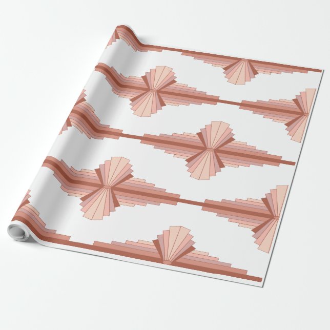 Deko-Elemente in Rose Geschenkpapier (Ungerollt)