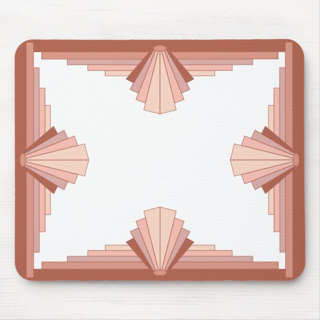 Deko-Elemente in Rose Mousepad (Vorne)