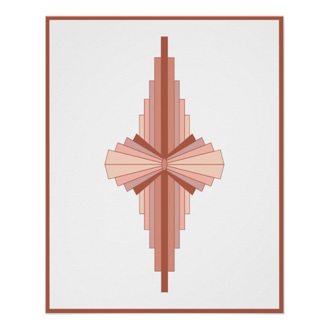 Deko-Elemente in Rose Poster (Vorderseite)