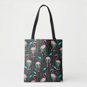 Deko-Farne der Flamingo-Vogel-20s kopieren Tasche