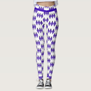 Deko in tiefen lila Leggings