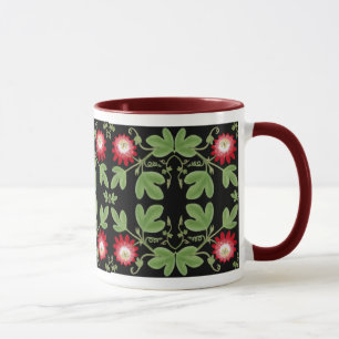 Deko-Leidenschafts-Blumen-Rebe-Tasse Tasse