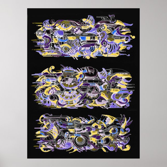 Deko-Maschinentechnik Poster (Vorne)