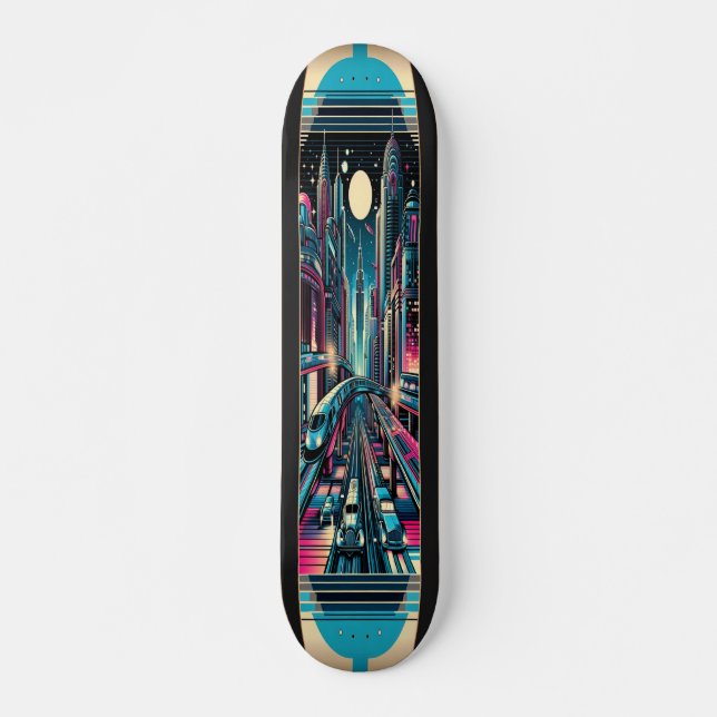 "Deko Metropolis Deck" Skateboard (Vorne)