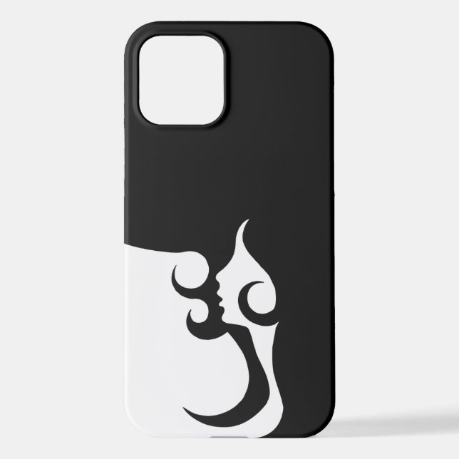 Deko Mod Woman iPhone 12 Hülle (Rückseite)