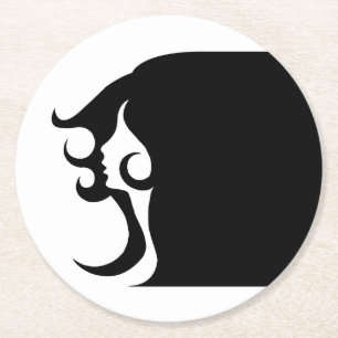 Deko Mod Woman Paper Untersetzer