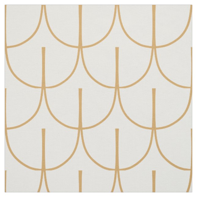 Deko-Muster aus Gold und Weiß Stoff (Muster)