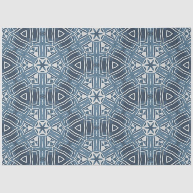 Deko-Papier für afrikanische Indigo-Möbel Seidenpapier (Vorderseite)