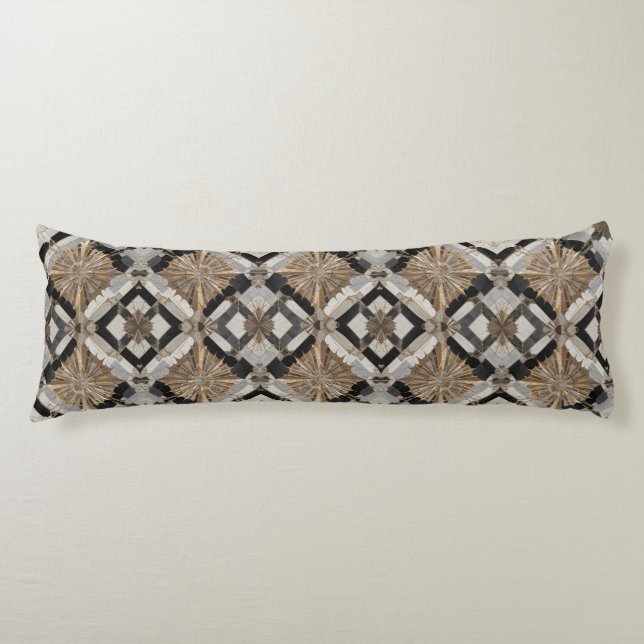 Deko Romb Seitenschläferkissen (Vorderseite)