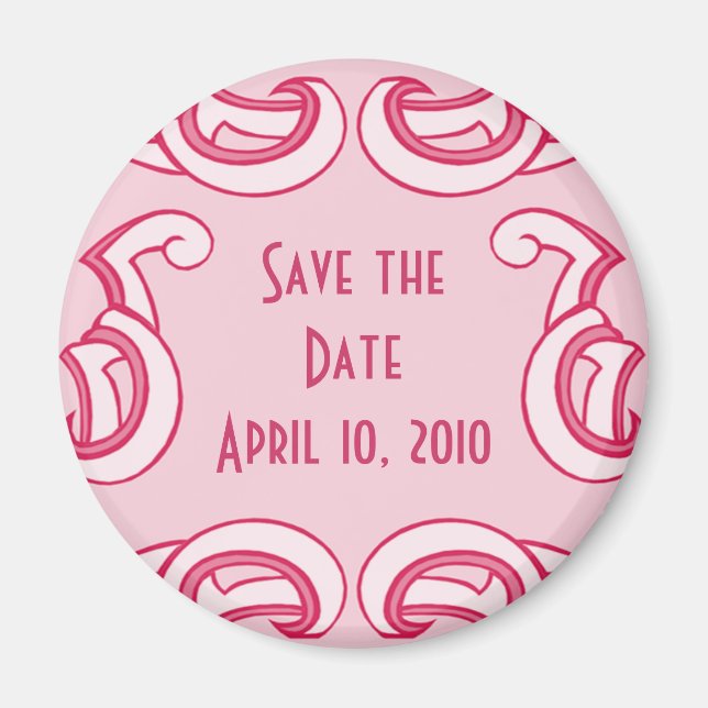 Deko Save the Date Magnet (Vorne)