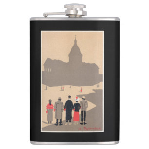Deko SceneParis, Frankreich Le Pantheon Art Flachmann