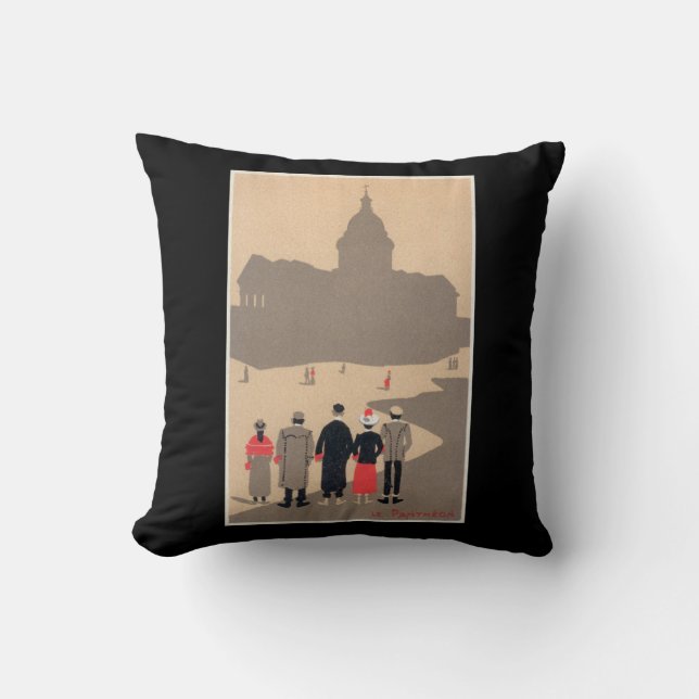 Deko SceneParis, Frankreich Le Pantheon Art Kissen (Vorderseite)