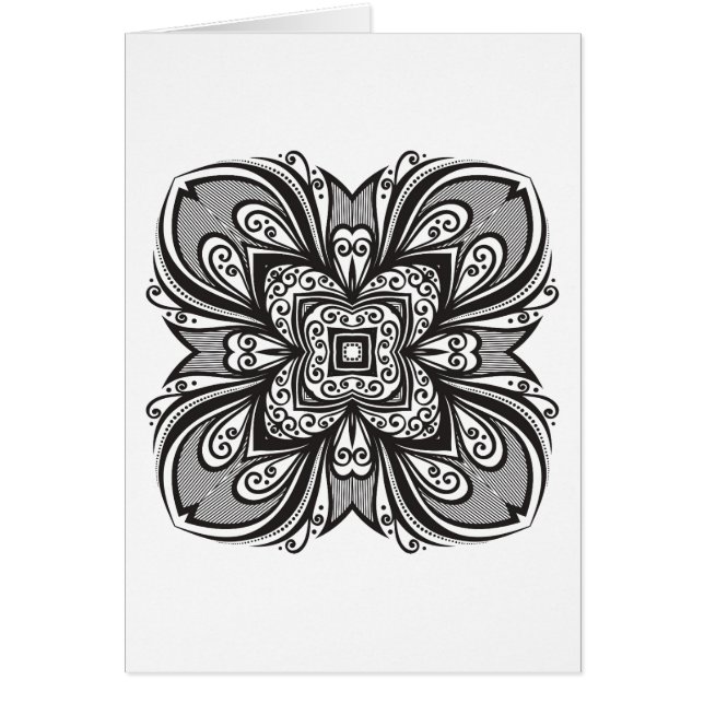 Deko-schwarzes Quadrat inspiriert (Vorne)