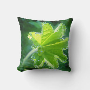 Dekokissen Wassertropfen am schönen Blatt
