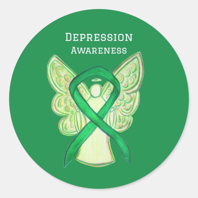 Dekompressionsbewusstsein, Musiksticker Runder Aufkleber (Vorderseite)